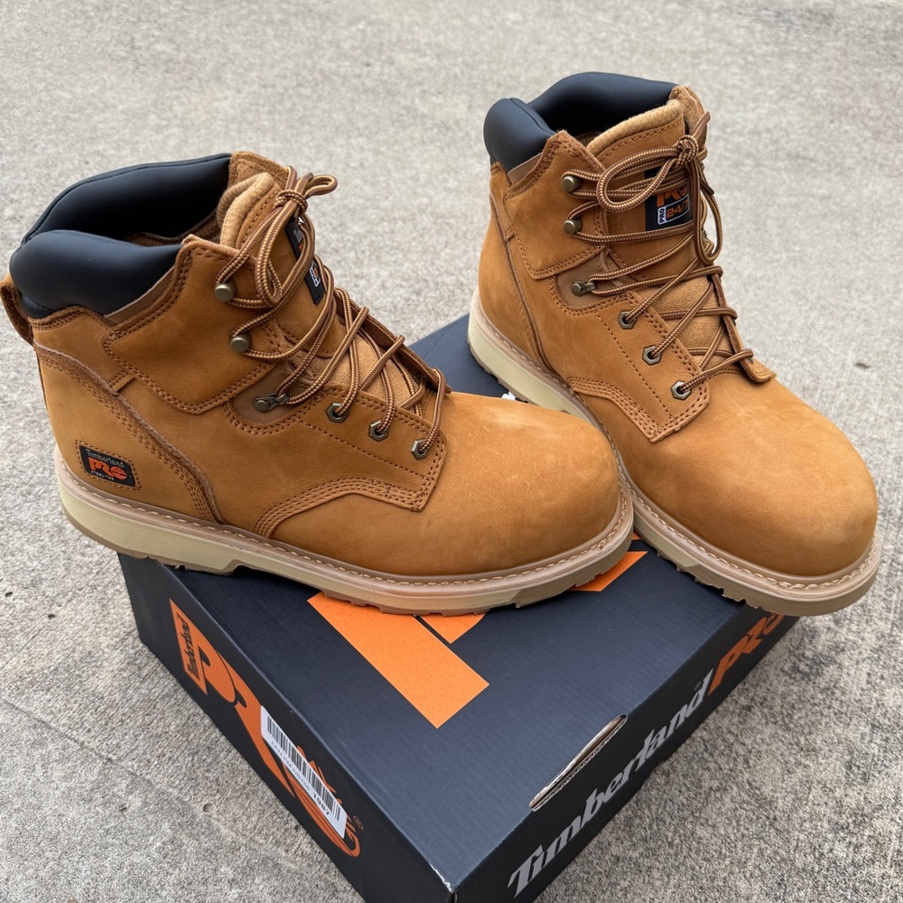 Timberland Pro Pit Boss 6" Steel Safety Toe Boots, 13 Men’s *NEW*